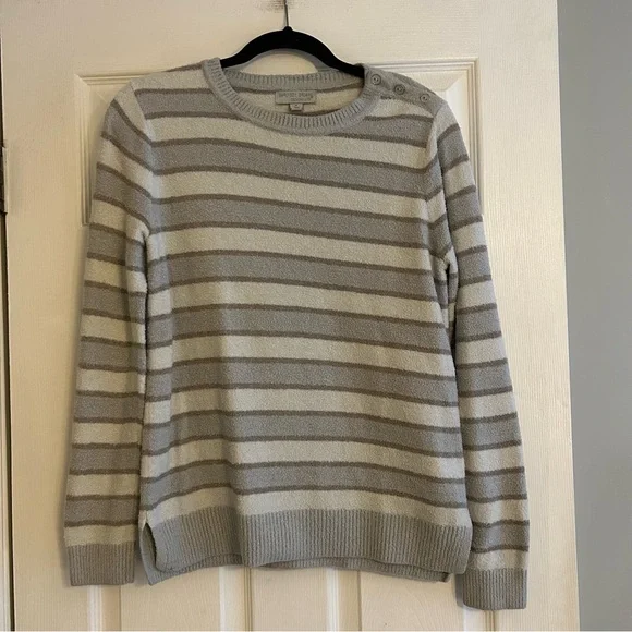 Barefoot Dreams Cozy Chic Lite Stripe Sweater size Medium - Picture 1 of 7